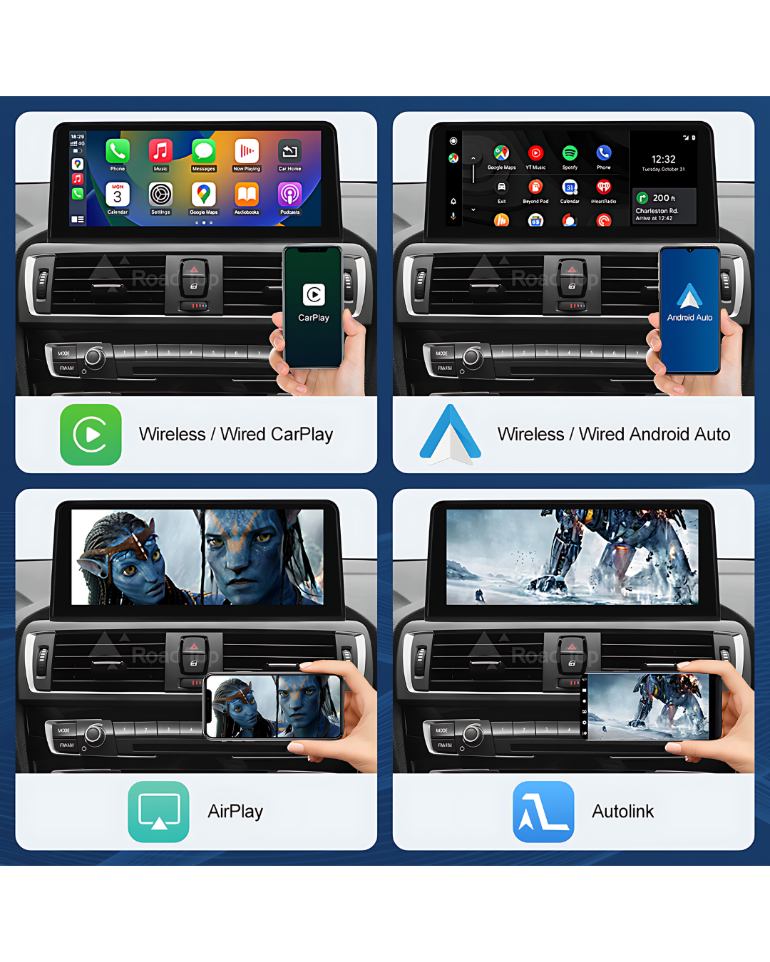 Upgraded Screens - Apple Carplay