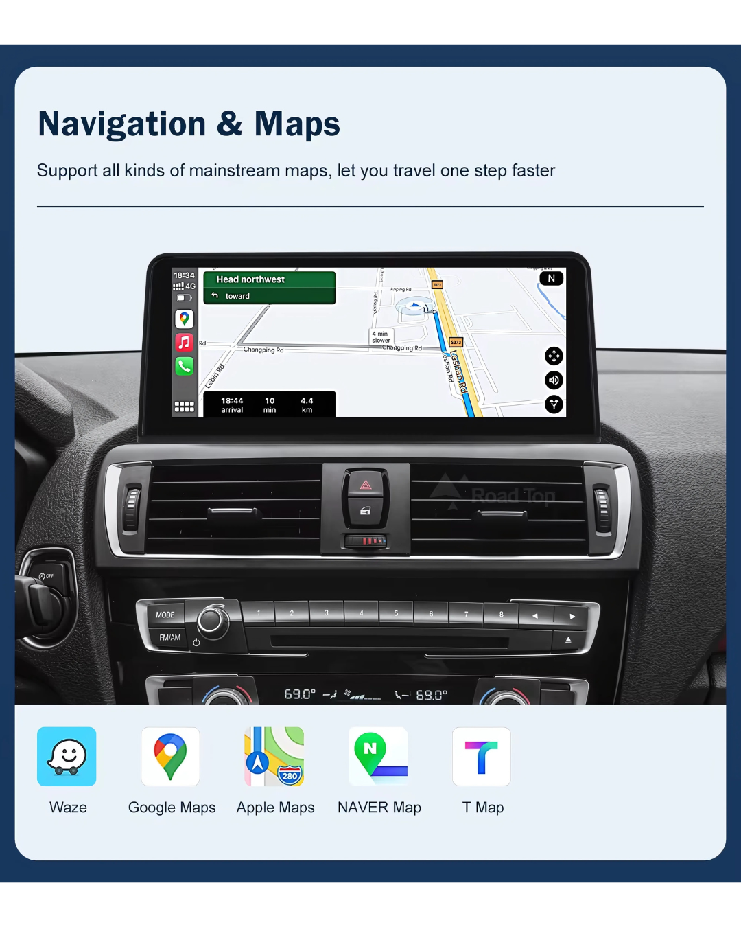 Upgraded Screens - Apple Carplay