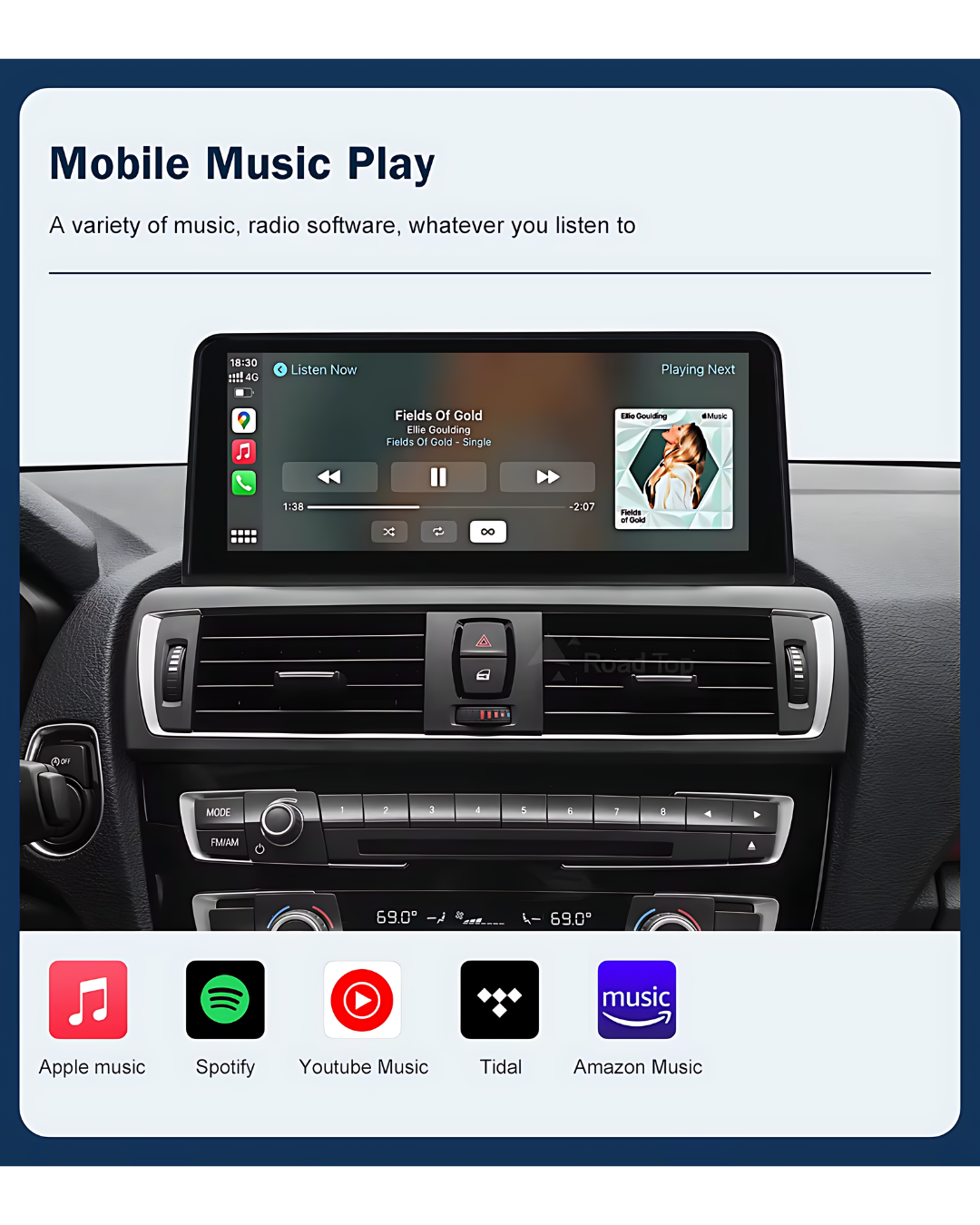 Upgraded Screens - Apple Carplay